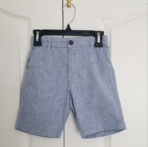 Kids Blue Dress Shorts, 7T